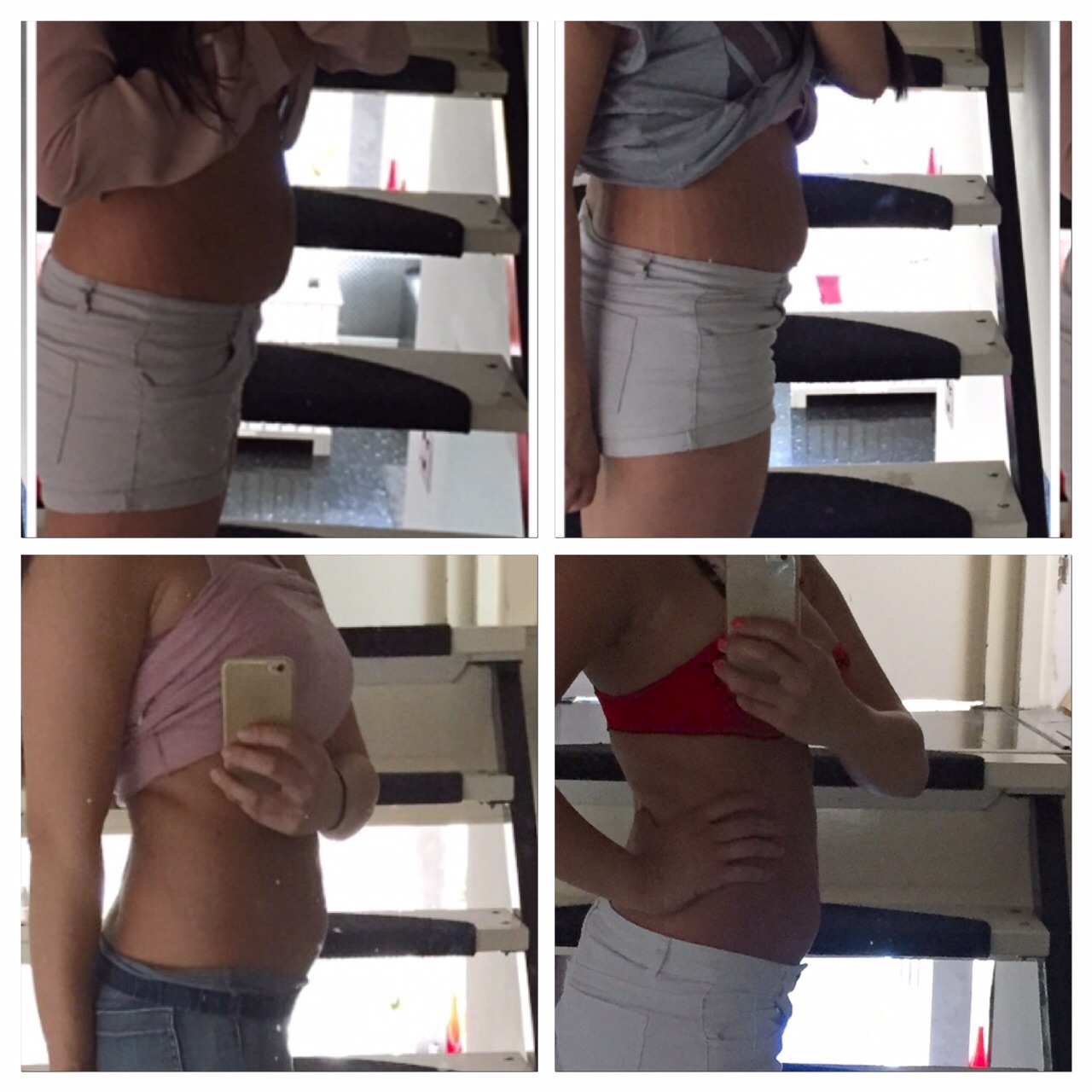 results after wearing 10 weeks waist trainer corset of ladyhabits